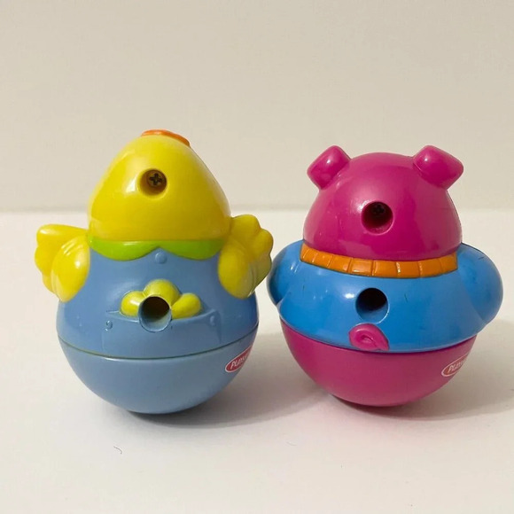 2003 Hasbro Playskool Lot of  5 Weebles Wobble Figures and 1 Roll A Round Ball - Picture 3 of 13